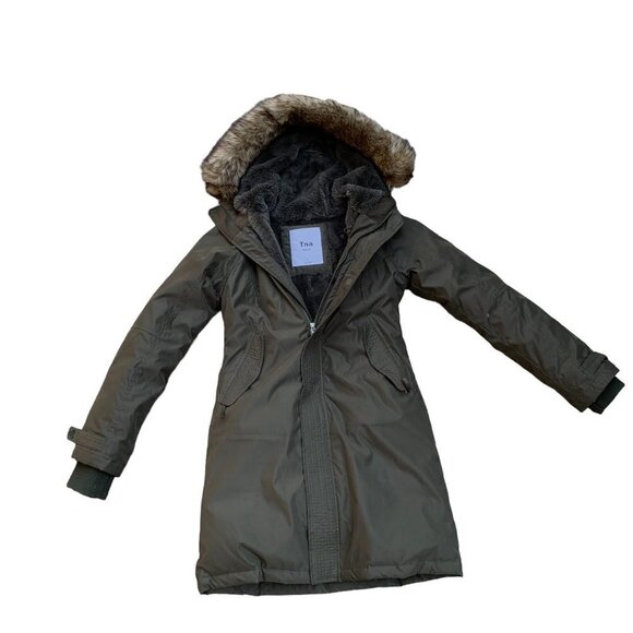 TNA Avoriaz Parka Jacket Green Small - Picture 12 of 14